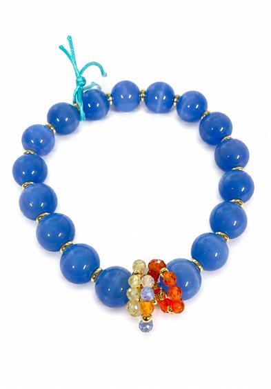Bracciale Sicylui Donna in Pietre dure 1480BR34-AZ - 1480BR34-AZ